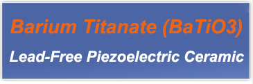  Barium Titanate Ceramic (Lead-Free) (BaTiO3)